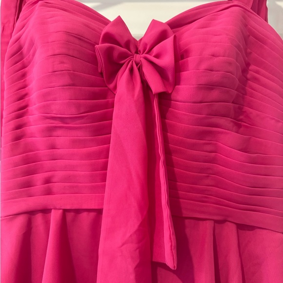 Pink Ruffled Prom Dress - Picture 4 of 6